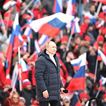 Владимир Путин посетил концерт, посвящённый восьмой годовщине воссоединения Крыма с Российской Федерацией