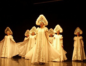 Performances of the folk ensemble “Kalinka” from Dubna. February 11-13, 2012, Ptuj, Murska Sobota, Nova Gorica