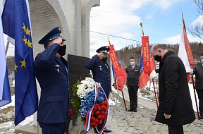 Об открытии памятника красноармейцам, сражавшимся в годы Второй мировой войны в рядах словенских партизан и погибшим вблизи н.п. Отлица (муниципалитет Айдовщина)