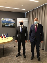Посол России в Словении Т.Р.Эйвазов провёл встречу с Заместителем Председателя Правительства, Министром экономического развития и технологий  Республики Словении З.Почивалшеком.